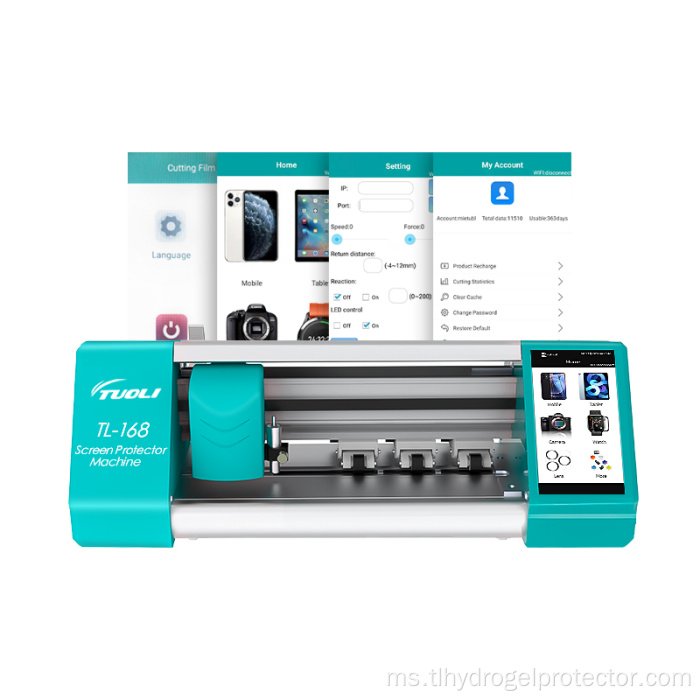 Pelindung Skrin Jualan Panas Kembali Mesin Pemotongan Filem